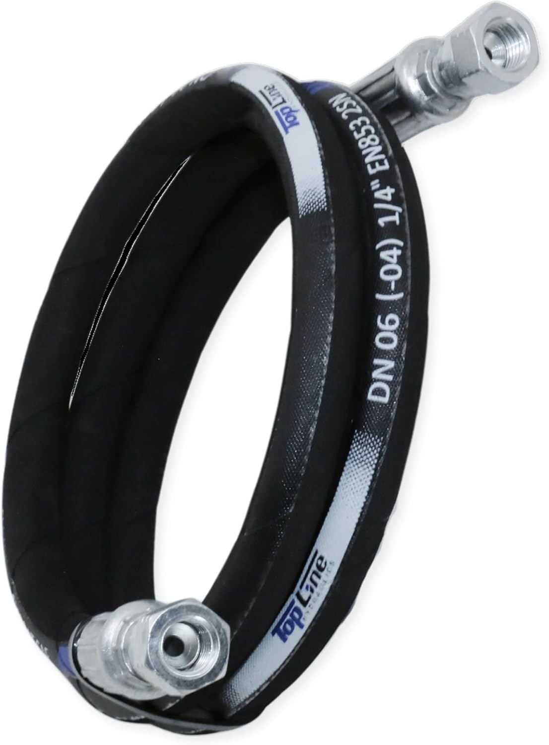 1/4" Hydraulic Hose Assembly with female JIC X female JIC (10,150 psi)