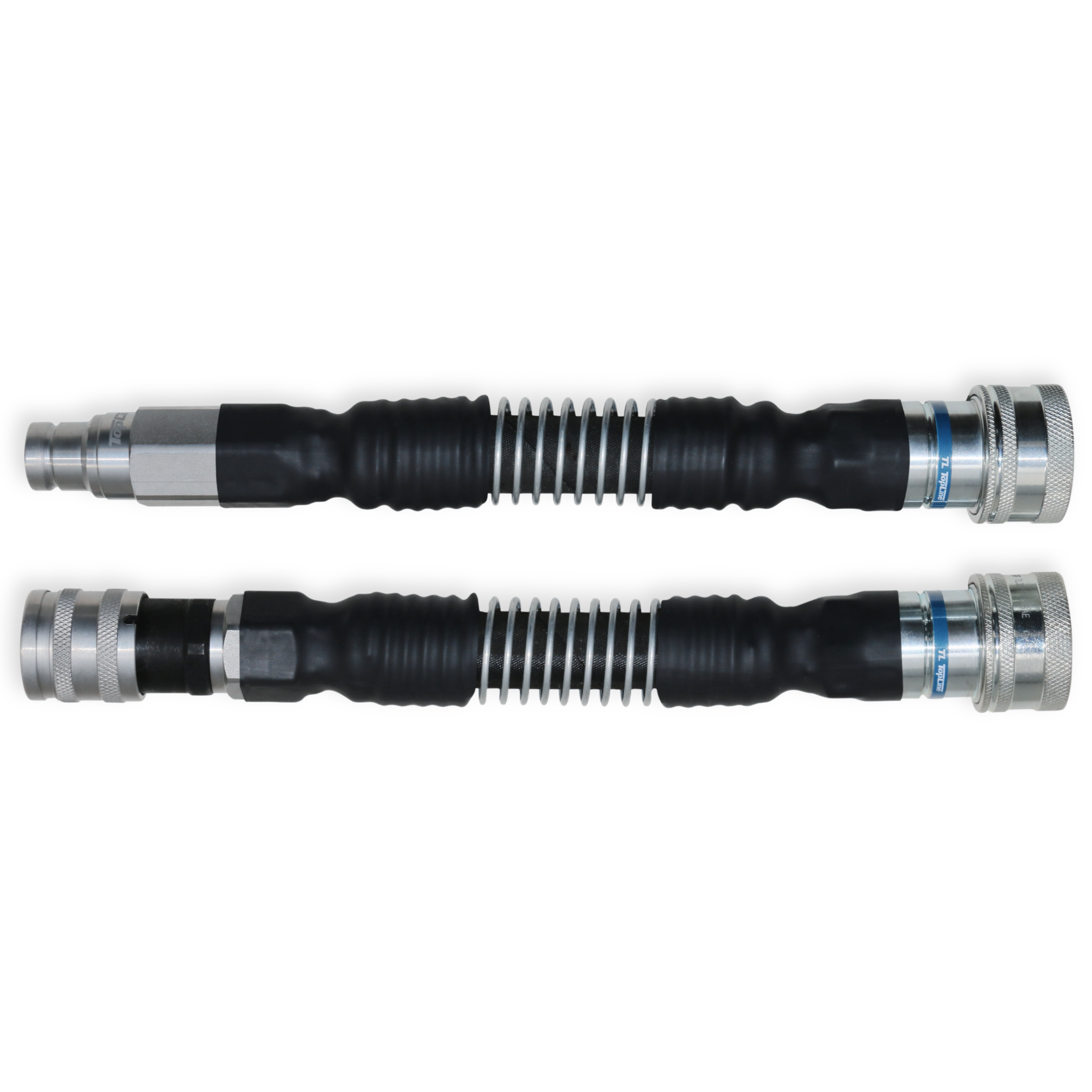 TL110 3/8" Flat Face ISO16028 to 1/2" ISO5675 Ag style Hydraulic Quick Connect Coupler Adapter Set