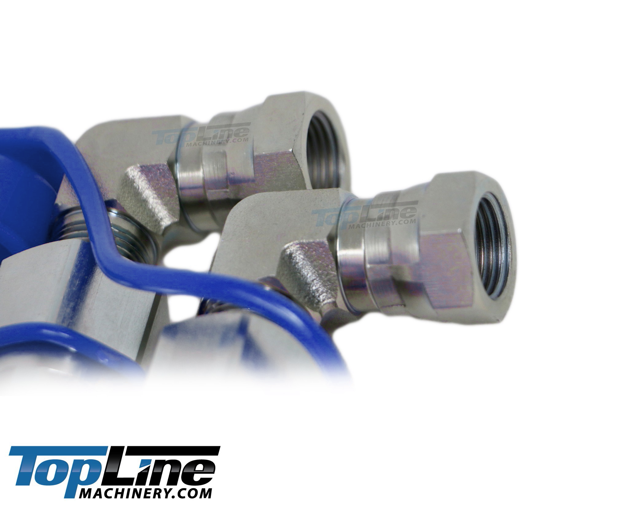 TL23E 1/2 NPT Flat Face Hydraulic Quick Coupler 1/2 body 90 deg. Elbow Bobcat