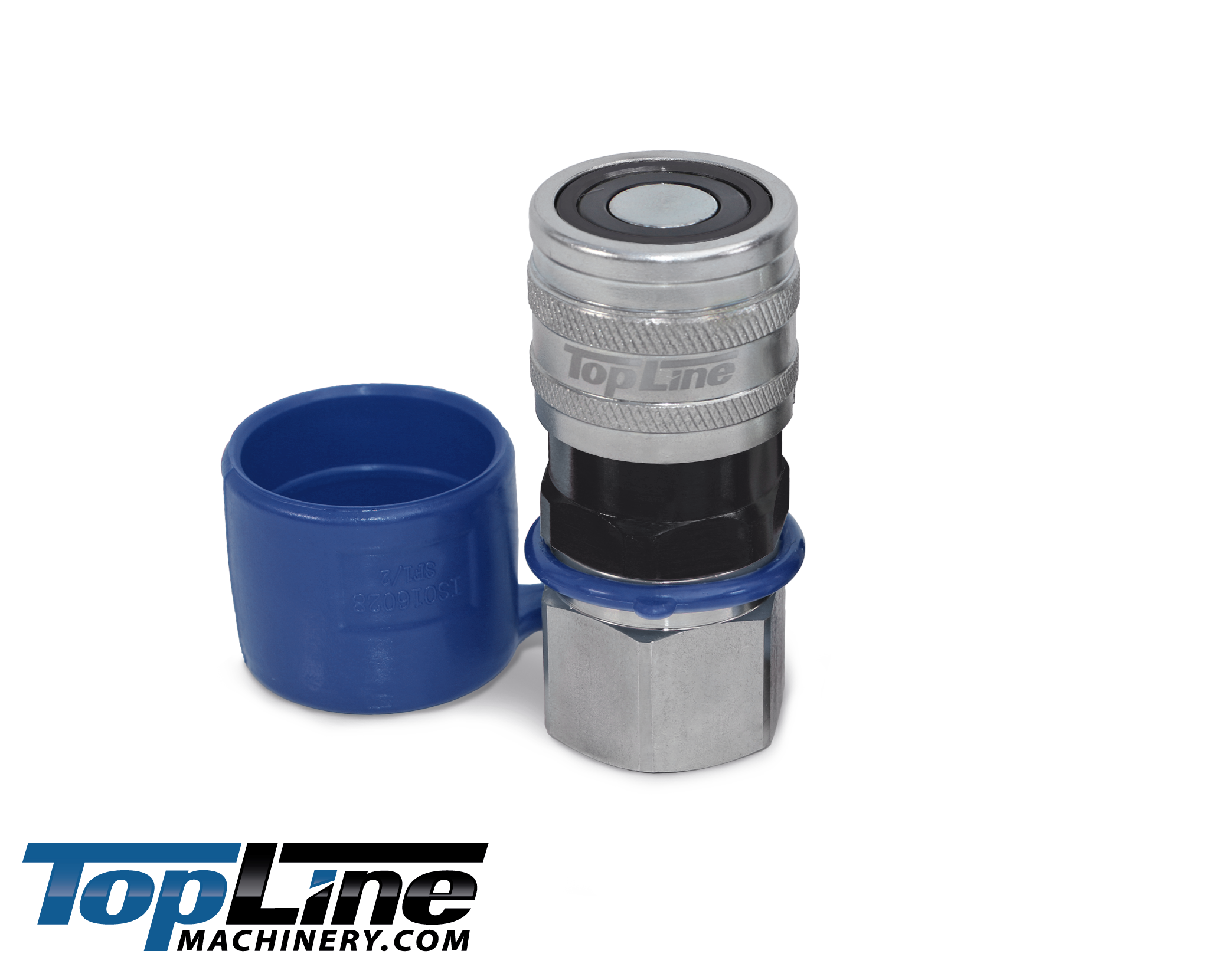 TL22-F 3/4" SAE Thread Flat Face Quick Connect Hydraulic Female Coupler 1/2" body size for Bobcat Skid Steer Loaders