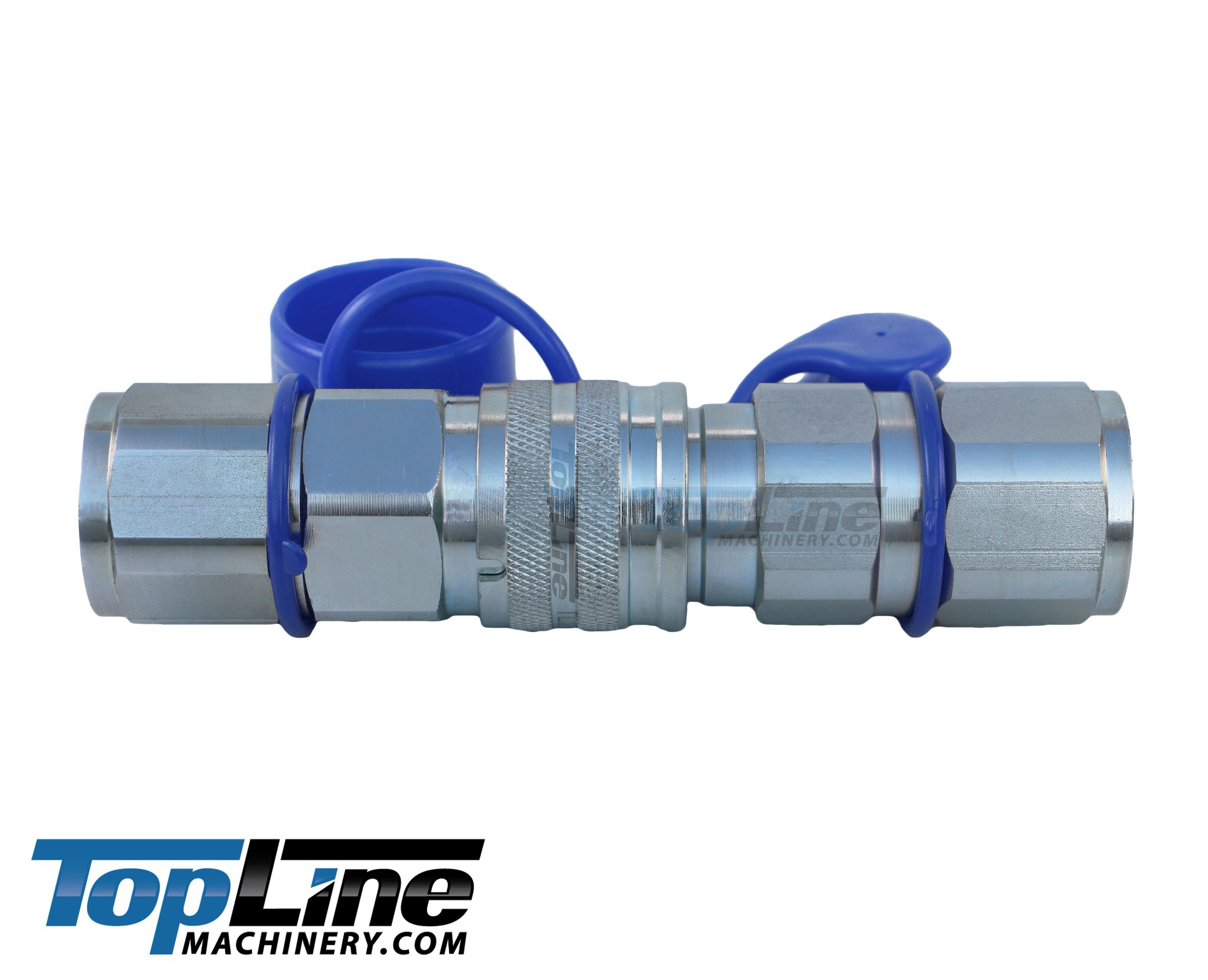TL29 3/4" NPT Thread Flat Face High Flow Quick Connect Hydraulic Coupler 5/8" body size for Bobcat Skid Steer Loaders