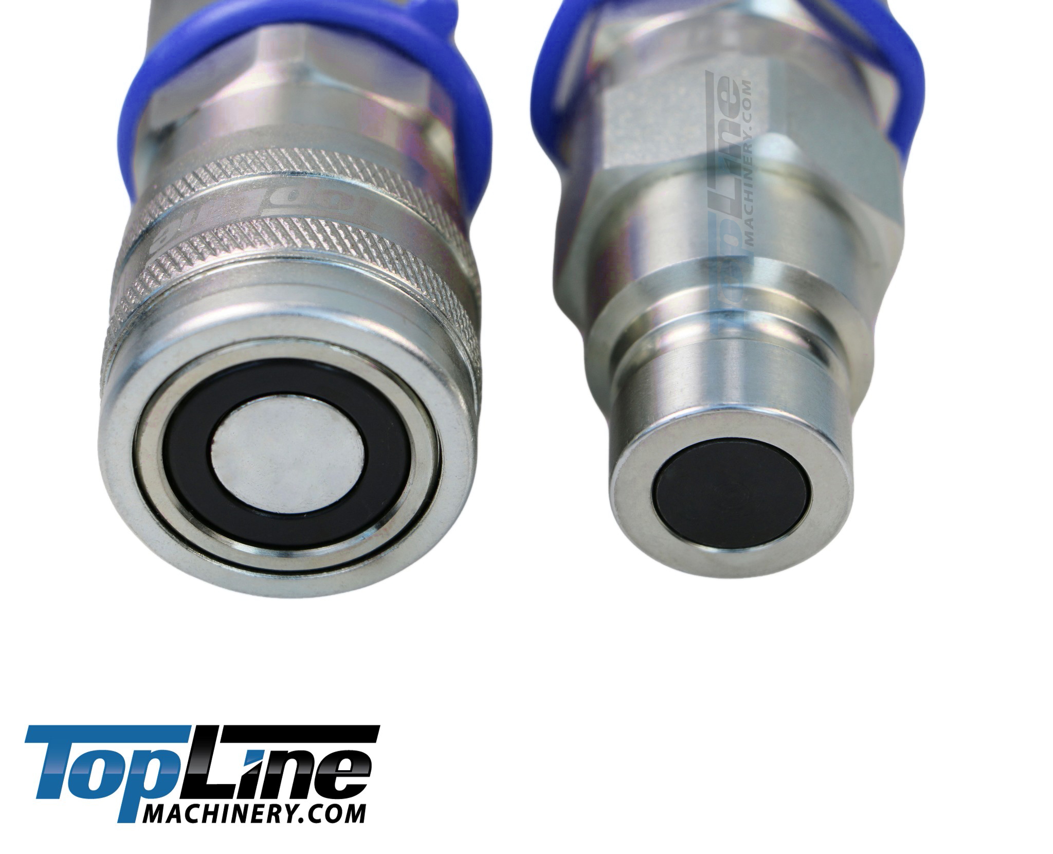 TL29 3/4" NPT Thread Flat Face High Flow Quick Connect Hydraulic Coupler 5/8" body size for Bobcat Skid Steer Loaders