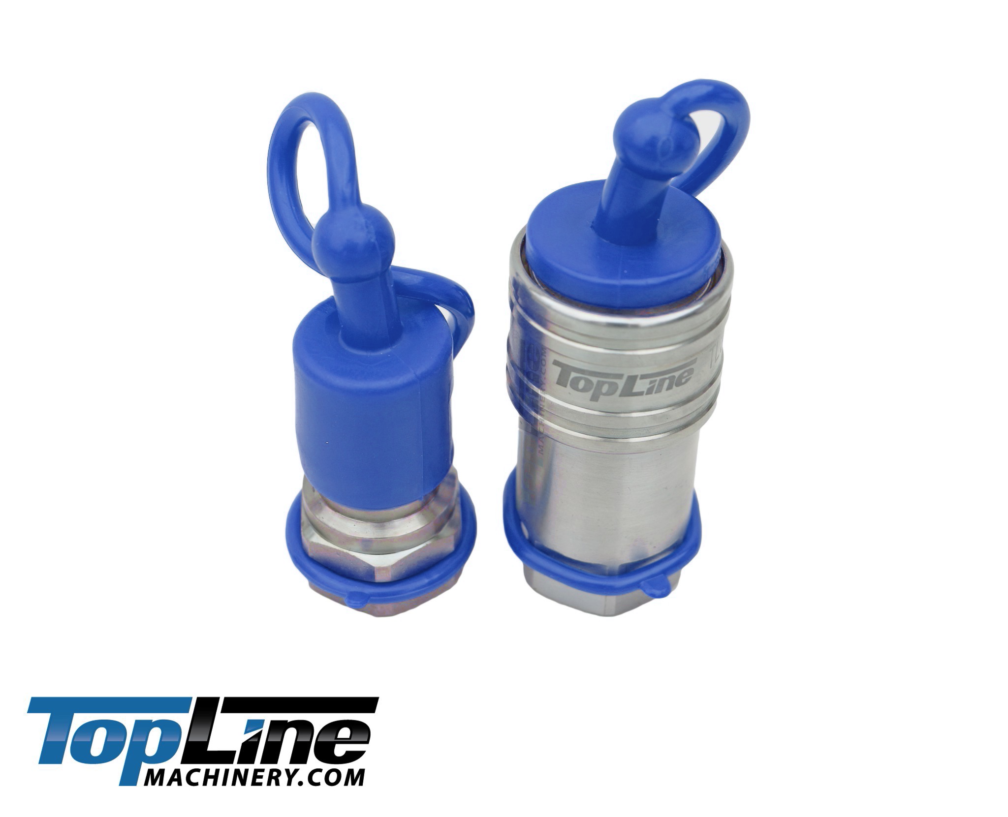 TL49 3/4" NPT Thread Ag Hydraulic Quick Connect Coupler Poppet Valve Set, 3/4 body size