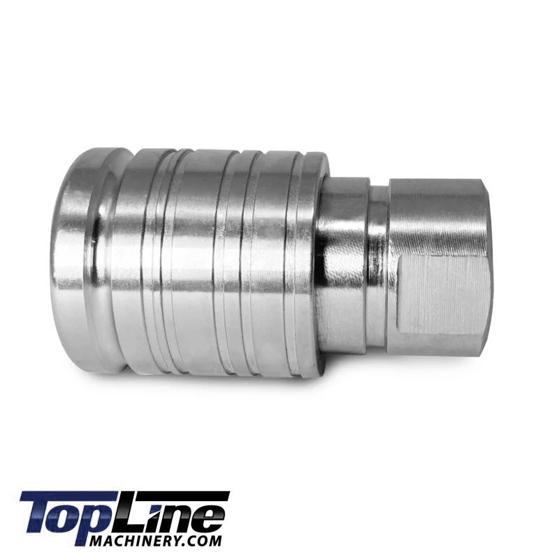 TL39 1/2" Body Ag-Style Poppet Hydraulic Quick Connect Coupler Set (1/2" NPT)