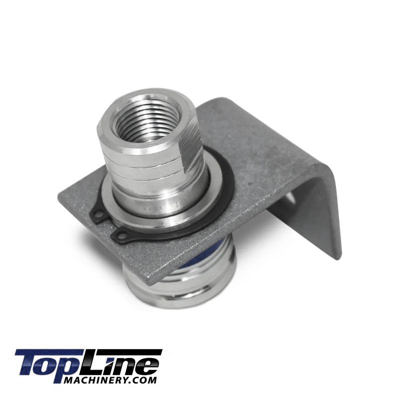 1/2" Body 1/2" NPT AG Thread | Agricultural Couplers Hydraulic Quick Connect with Break Away Mounting Bracket | ISO 5675 Ag Pioneer Style Couplers | Push/Pull Heavy-Duty Coupling | Model TL39B-1