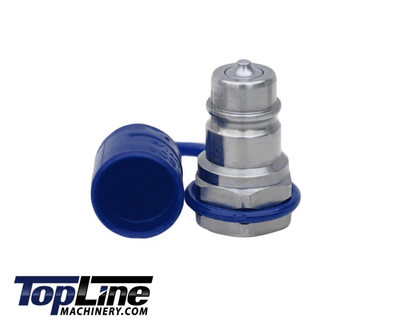 TL49 3/4" NPT Thread Ag Hydraulic Quick Connect Coupler Poppet Valve Set, 3/4 body size