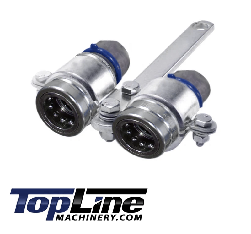 TL39 1/2" Body Ag-Style Poppet Hydraulic Quick Connect Coupler Set (1/2" NPT)