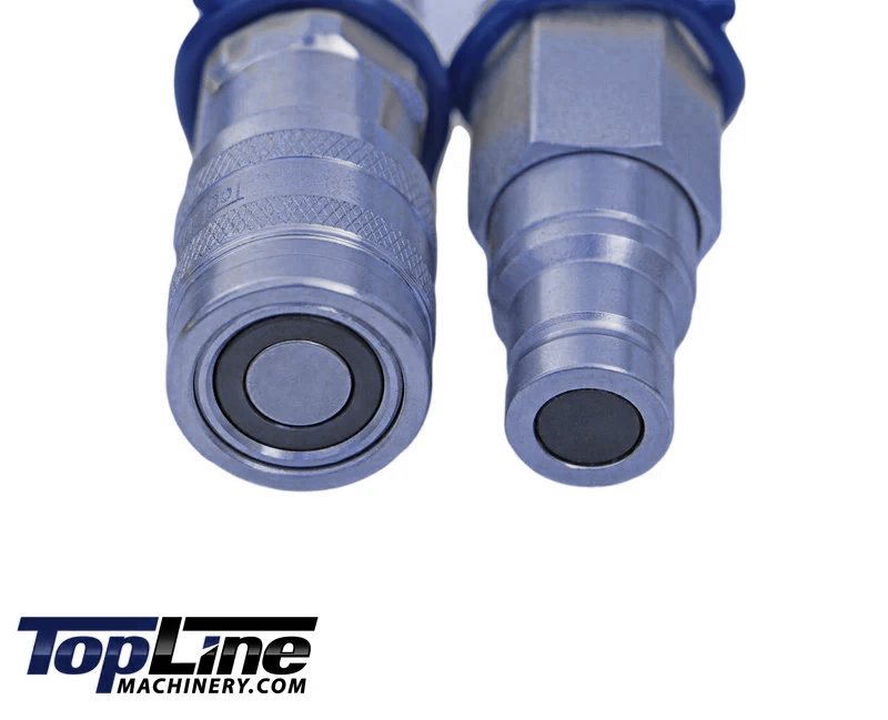 TL41 3/8" NPT Thread Flat Face Quick Connect Hydraulic Couplers 3/8" body size for Bobcat Skid Steer Loaders