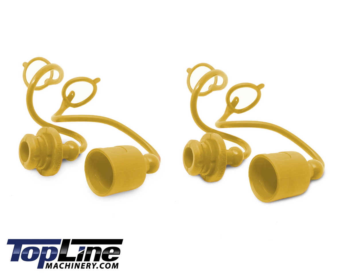 1/2" AG Style ISO 5675 (2pk) Dust Caps Cover Hydraulic quick coupler Multi Color