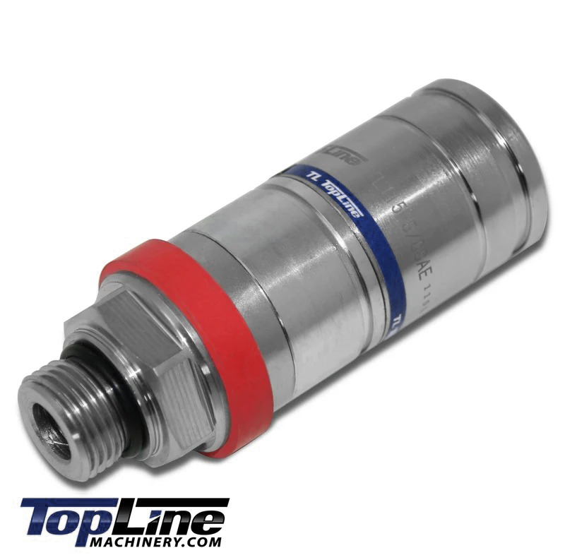 5/8" SAE(ORB) Male Thread Push Pull Valve Breakaway Hydraulic Coupler TL115