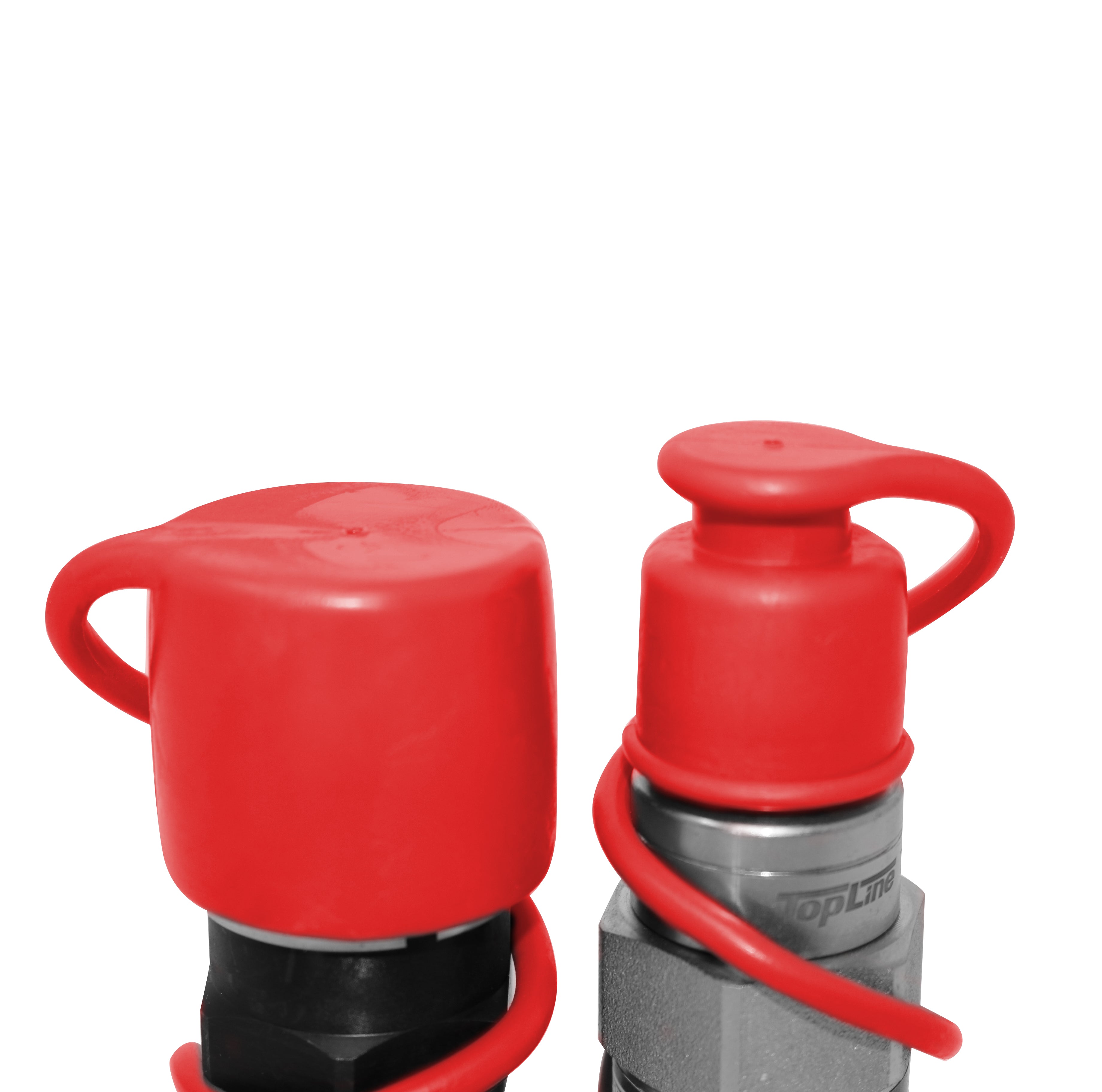 Dust cap set for 1/2" body Flat Face Hydraulic quick coupler (Multi color)