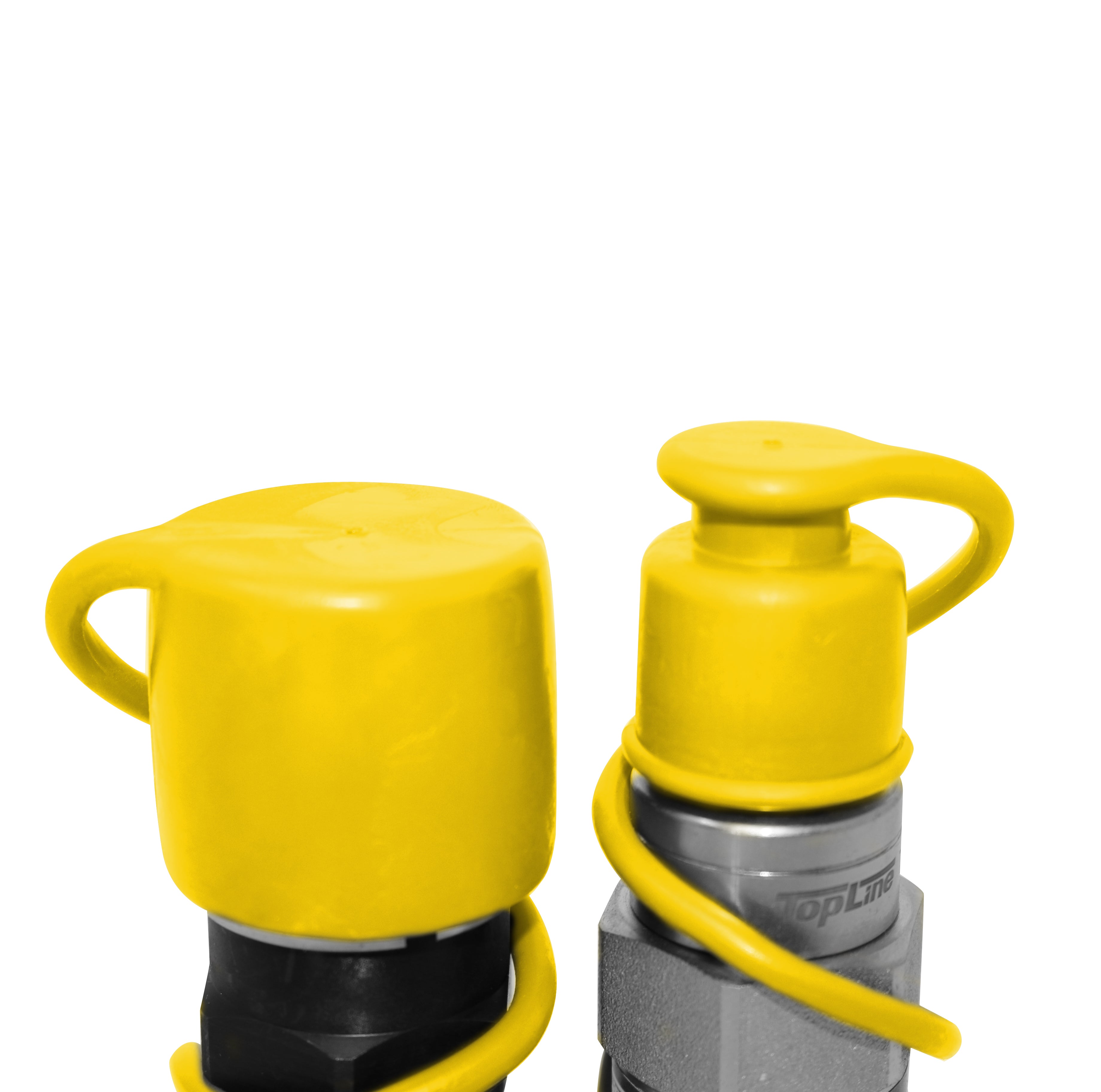 Dust cap set for 1/2" body Flat Face Hydraulic quick coupler (Multi color)