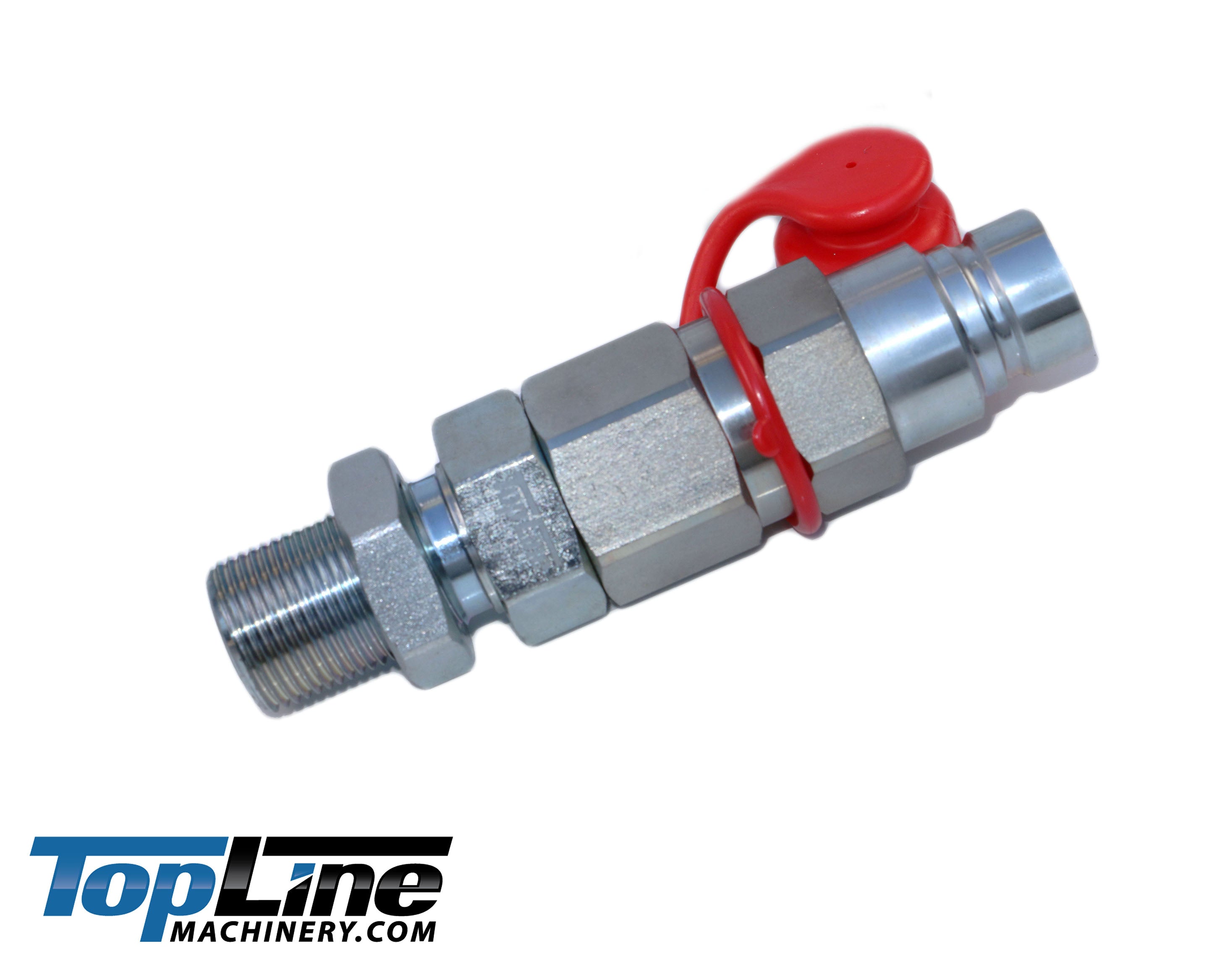 TL104-M 3/4" ORFS Thread Male Flat Face Quick Connect Hydraulic Coupler Bulkhead 1/2" body size for John Deere mini excavator