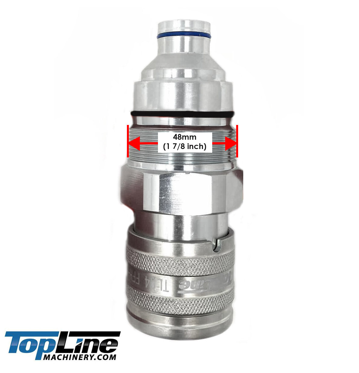 3/4 High Flow Female Cartridge Hydraulic Coupler Coupling