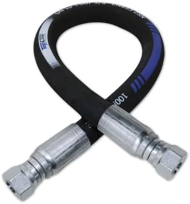 1/2" Hydraulic Hose Assembly with female JIC x female JIC (5220psi)