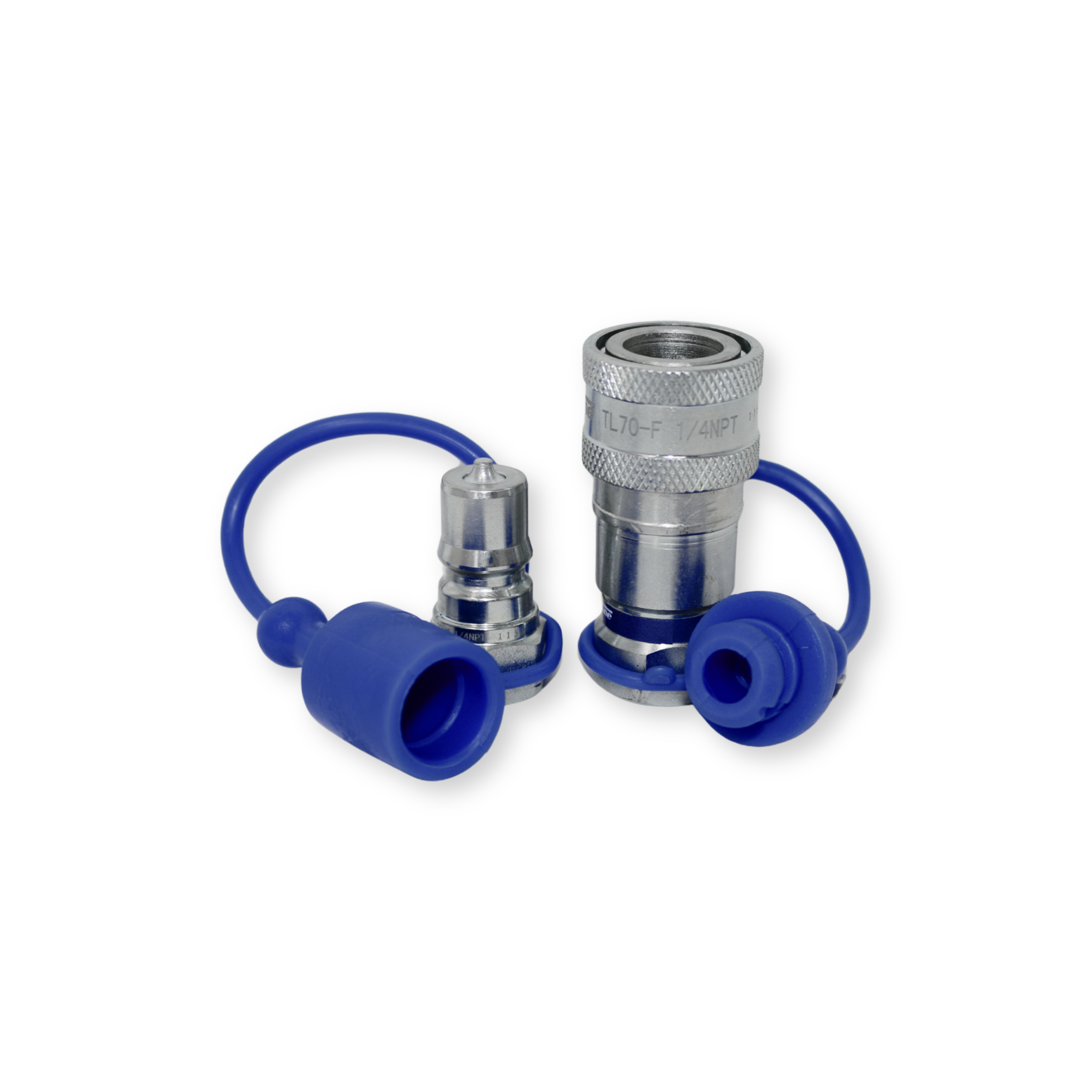 TL71 3/8" NPT Thread 3/8 body Hydraulic Coupler Set ISO 7241-B Poppet Valve