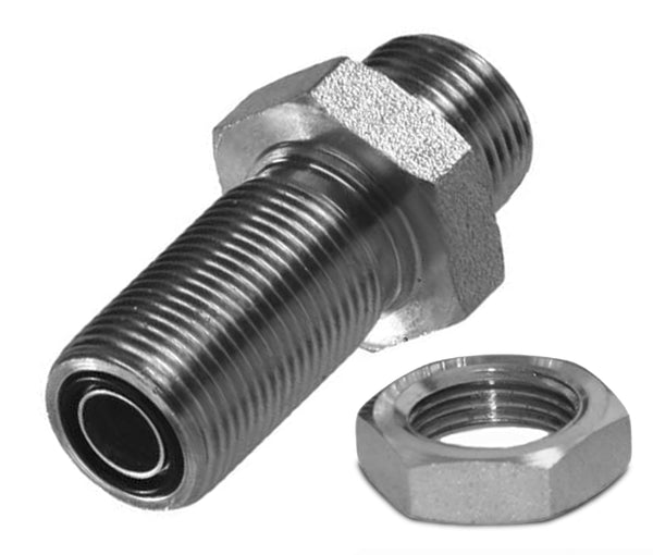 3/4" O-ring Boss (SAE) to 3/4 ORFS bulkhead BF105