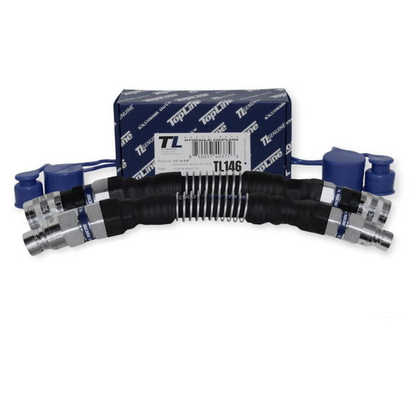 Adapter Set Flat Face Coupler ISO 16028 that converts 1/2 body to 5/8 body size (TL146)