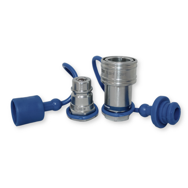 1/2" NPT Thread Ag Quick Connect Hydraulic Coupler Ball style 1/2" body size for Tractor Implements | TL38