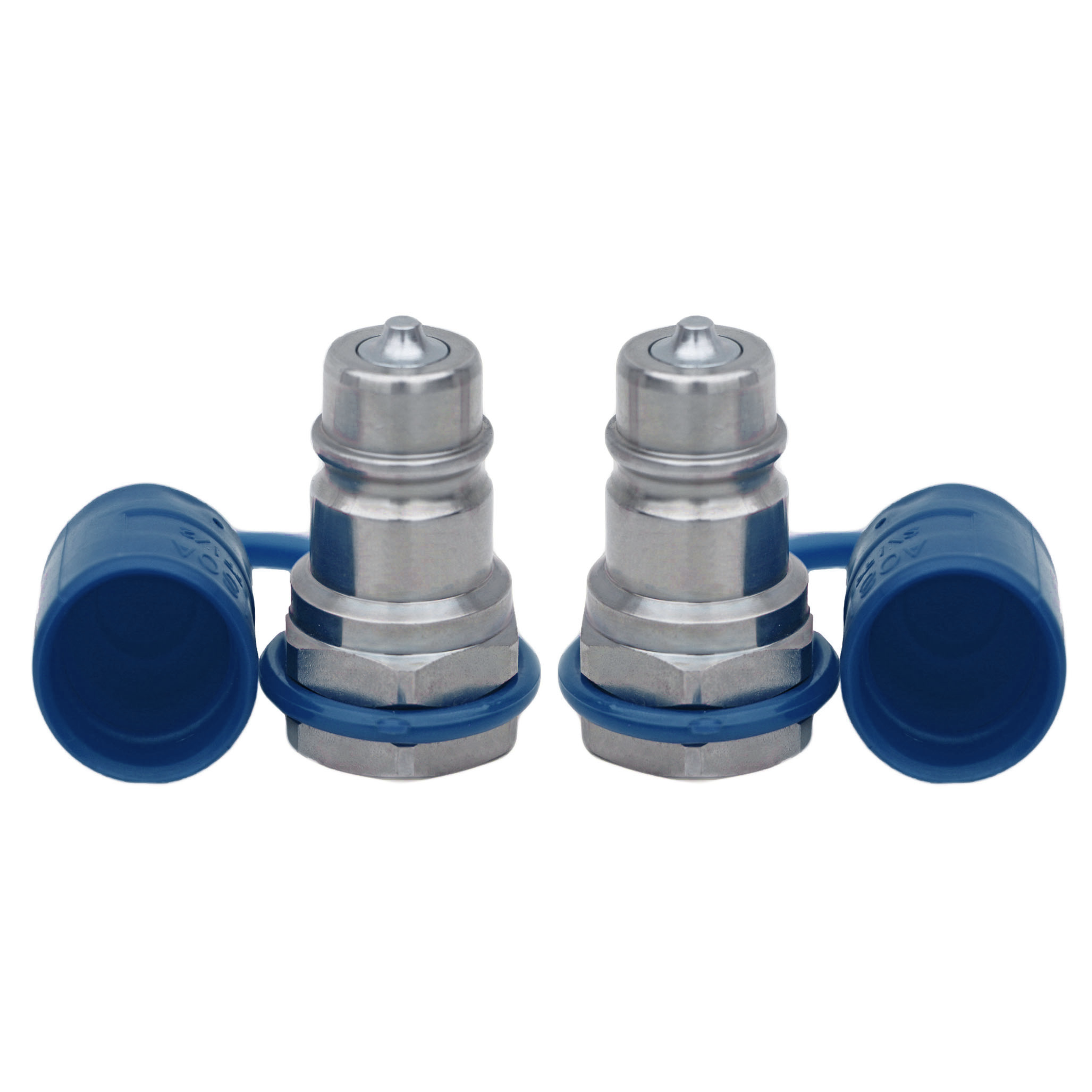 TL32-M 5/8" SAE Ag Style (pk of 2) Hydraulic Quick Coupler with Poppet Valve Tractor