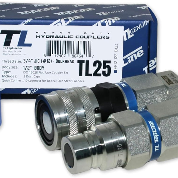 Hydraulic Quick Connect Coupler, 1/2
