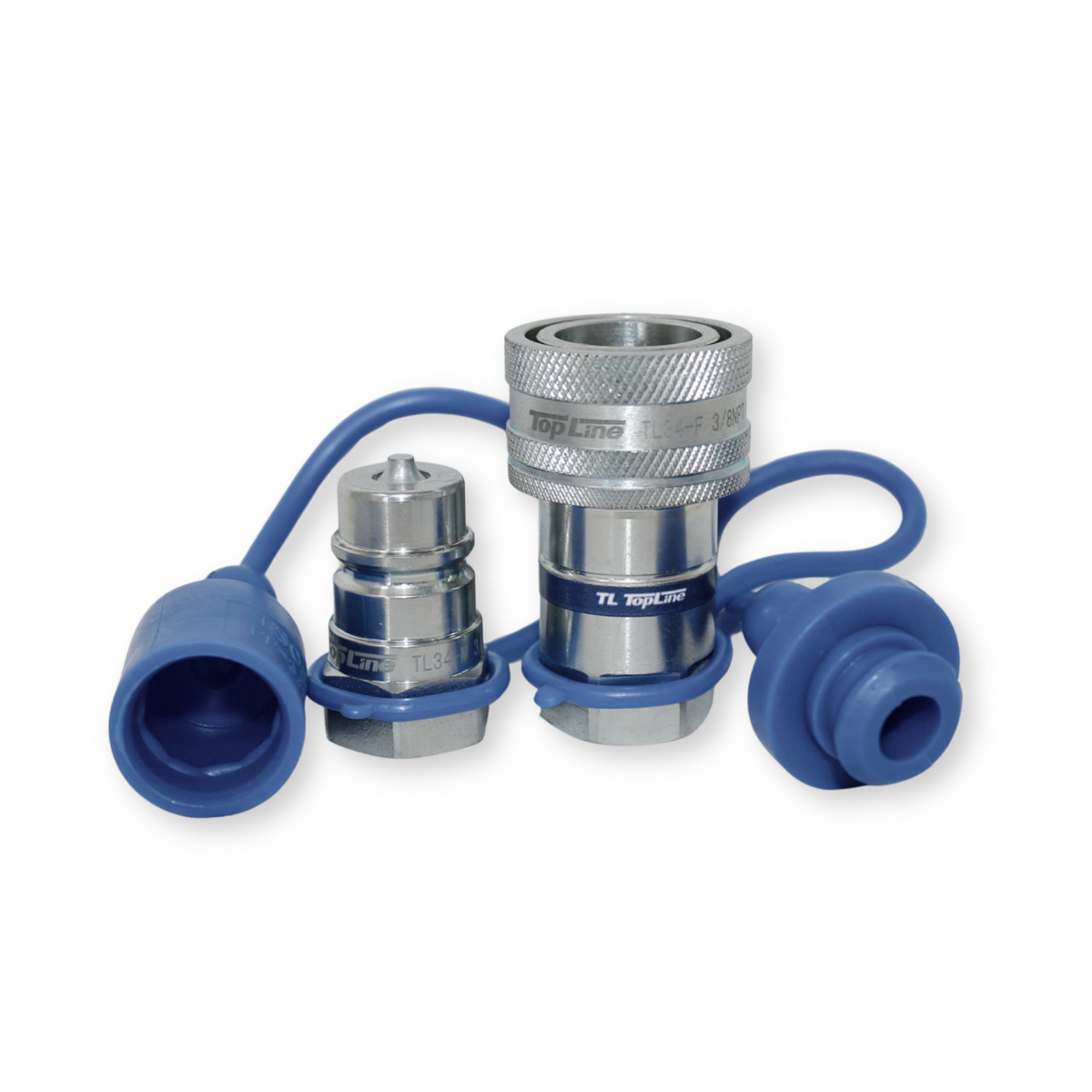 TL34 3/8" NPT Thread Hydraulic Quick Connect Coupler Set 3/8” Body Ag ISO 5675