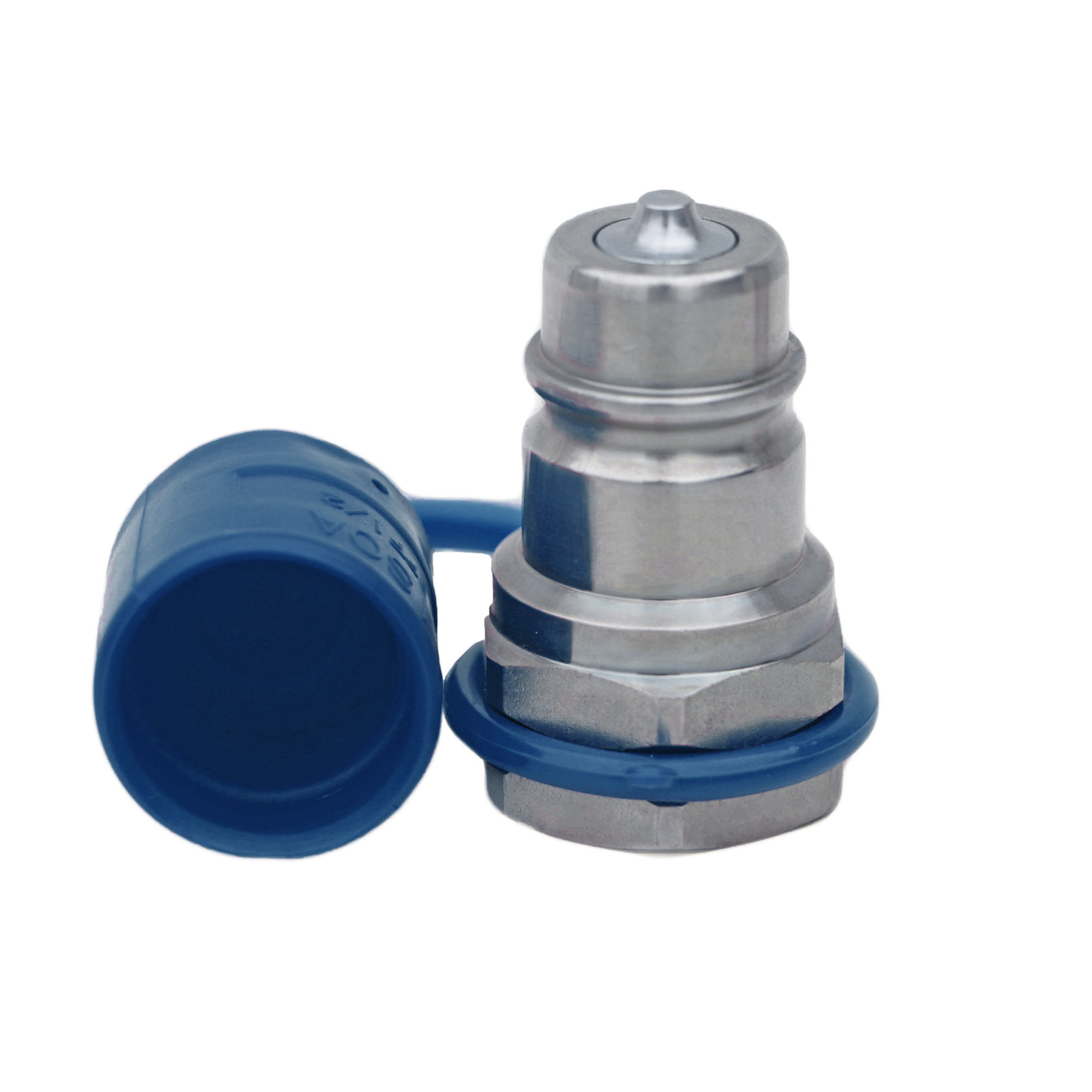 TL32-M 5/8" SAE Ag Style (pk of 2) Hydraulic Quick Coupler with Poppet Valve Tractor