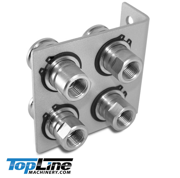 Hydraulic Quick Release Coupling NPT Break Away Mounting Bracket