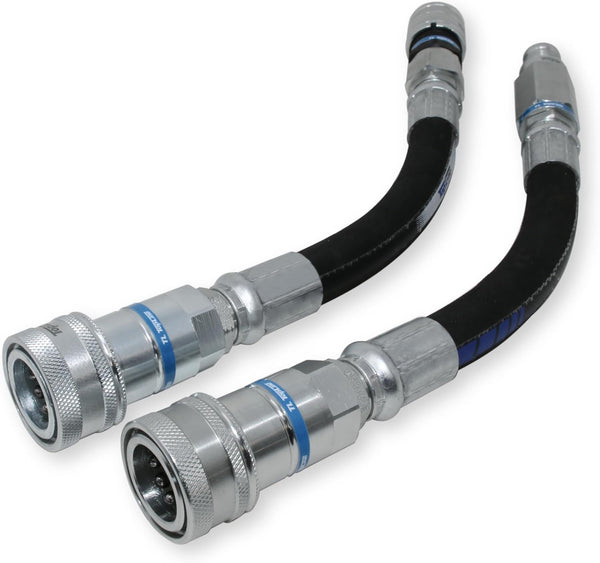 TL110 3/8" Flat Face ISO16028 to 1/2" ISO5675 Ag style Hydraulic Quick Connect Coupler Adapter Set