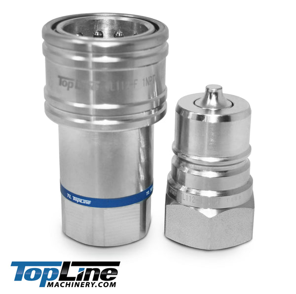 KOHKI TL76 1/4″ NPT Quick Disconnect Hydraulic Coupler Set Poppet