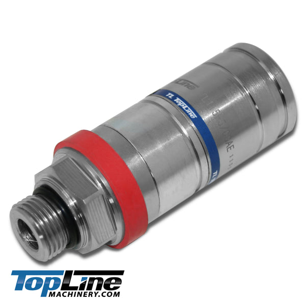 5/8" SAE(ORB) Male Thread Push Pull Valve Breakaway Hydraulic Coupler TL115