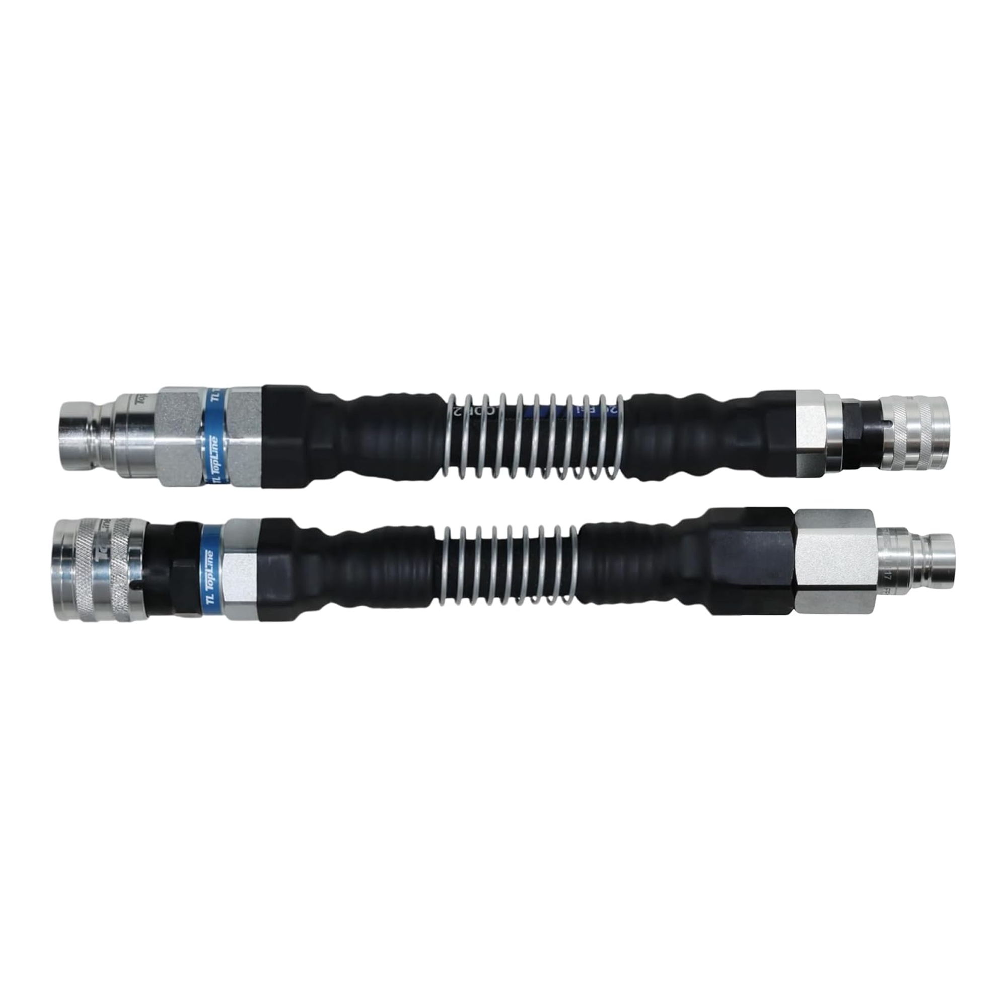 Adapter Set Flat Face Coupler | Converts 1/2 body to 3/4 body | Hydraulic Quick Connect Coupler | ISO 16028 | Heavy-Duty Coupling Set for Bobcat Bulkhead for Skid Steer Loaders | Model TL117-FLEX