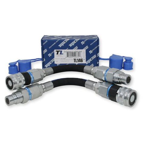 Adapter Set Flat Face Coupler ISO 16028 that converts 1/2 body to 5/8 body size (TL146)