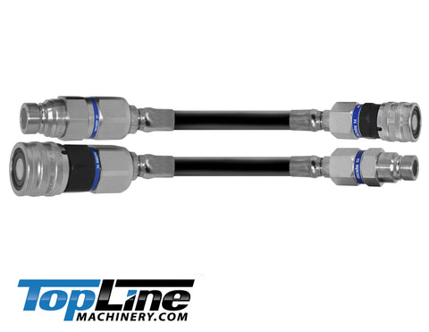 Adapter Set Flat Face Coupler ISO 16028 that converts 1/2 body to 5/8 body size (TL146)