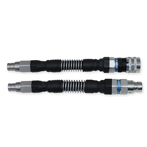 Adapter Set Flat Face Coupler | Converts 1/2 body to 3/8 body (Male) | Hydraulic Quick Connect Coupler | ISO 16028 | Model TL147