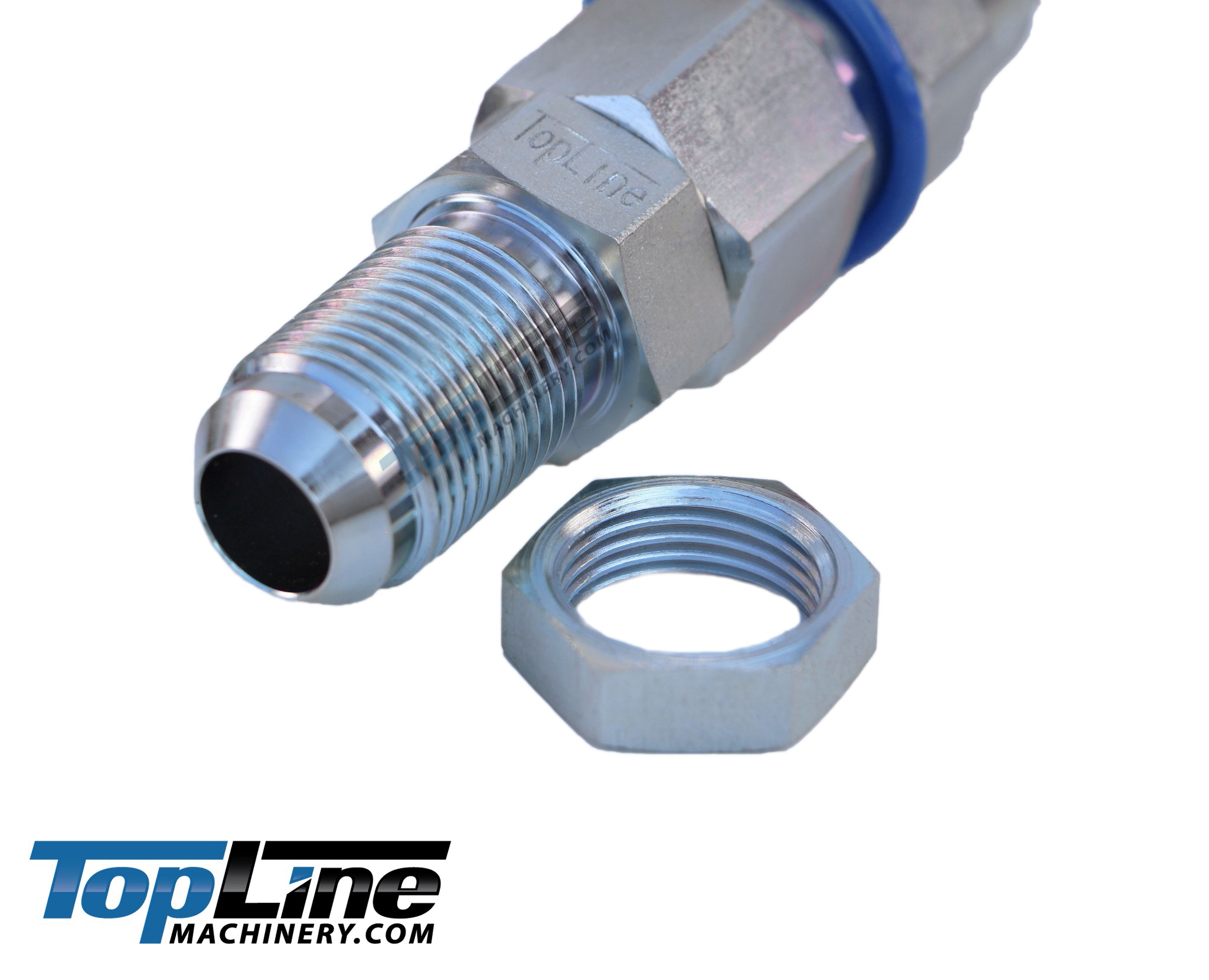 TL20-F #8 JIC Thread Female Flat Face Quick Connect Hydraulic Coupler 1/2" body size Bobcat Skid Steer Loaders