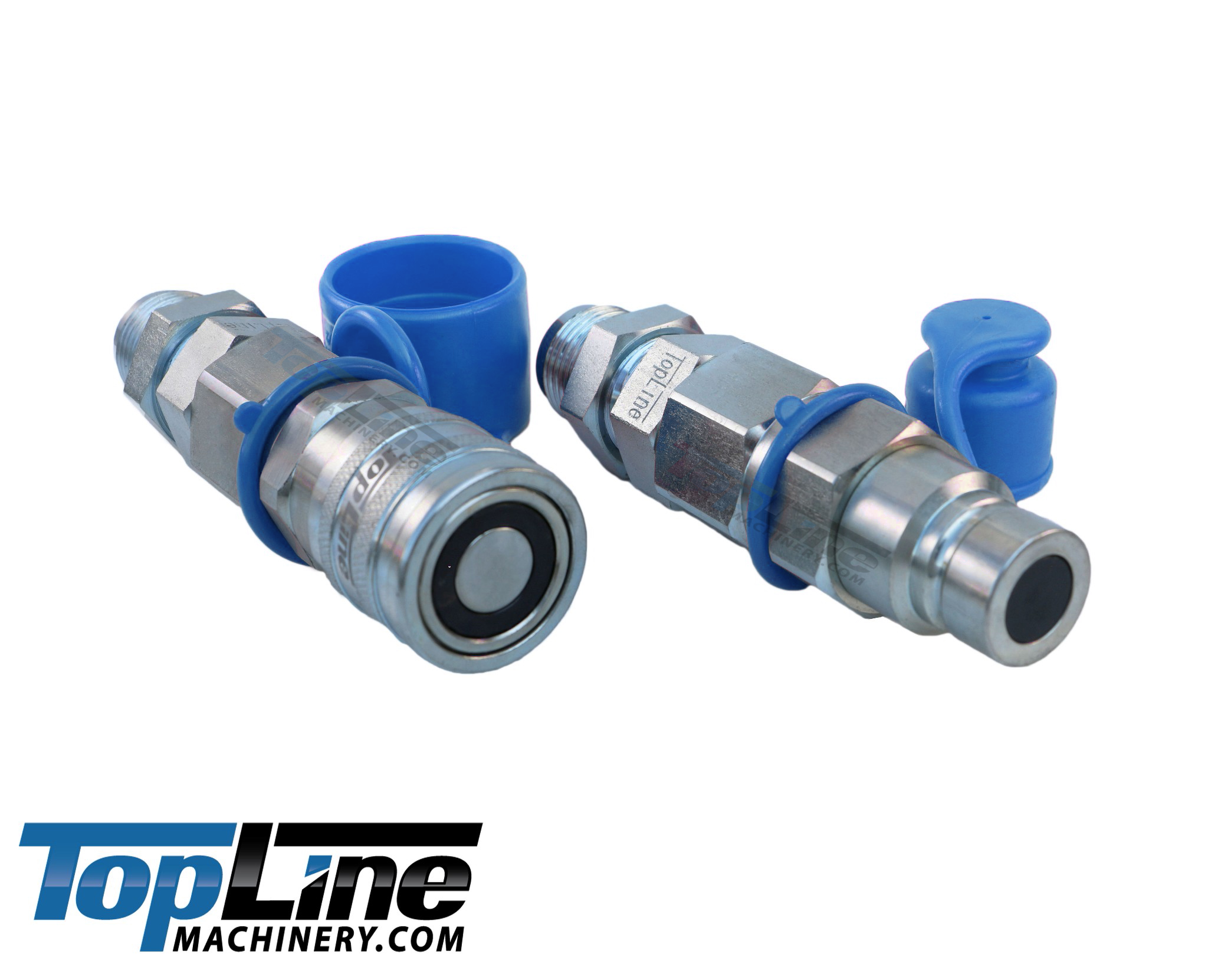 TL28 #12 JIC Thread Flat Face High Flow Quick Connect Hydraulic Coupler Bulkhead 5/8" body size for Bobcat Skid Steer Loaders