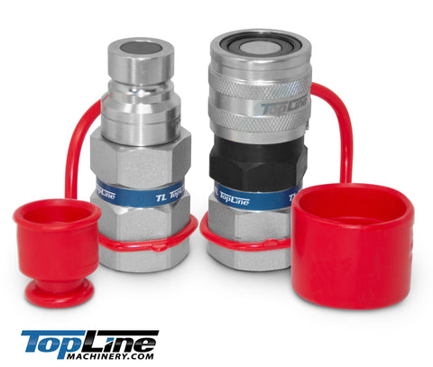 TL TopLine Flat Face Quick Disconnect Coupler Coupling Universal Size
