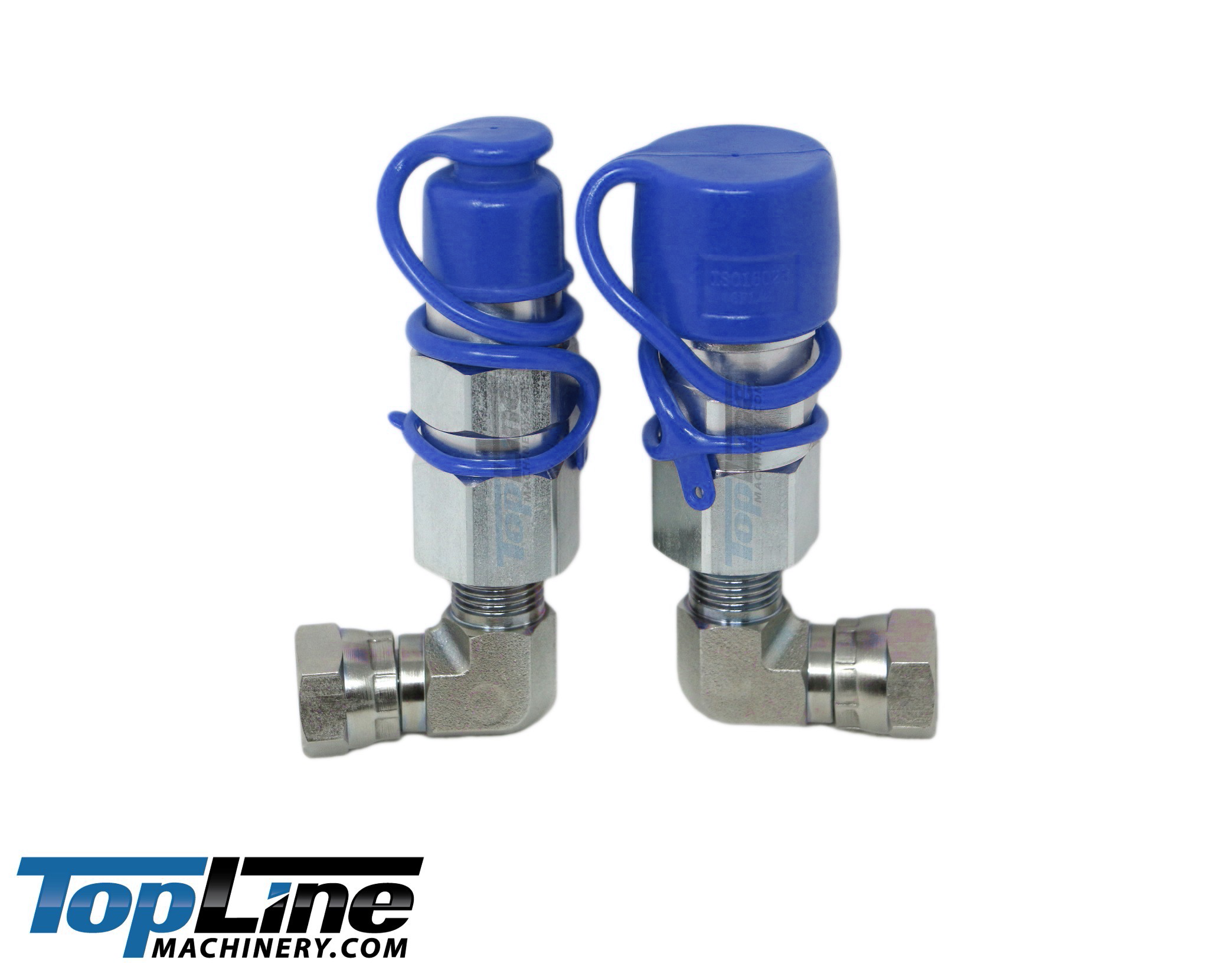 TL23E 1/2 NPT Flat Face Hydraulic Quick Coupler 1/2 body 90 deg. Elbow Bobcat
