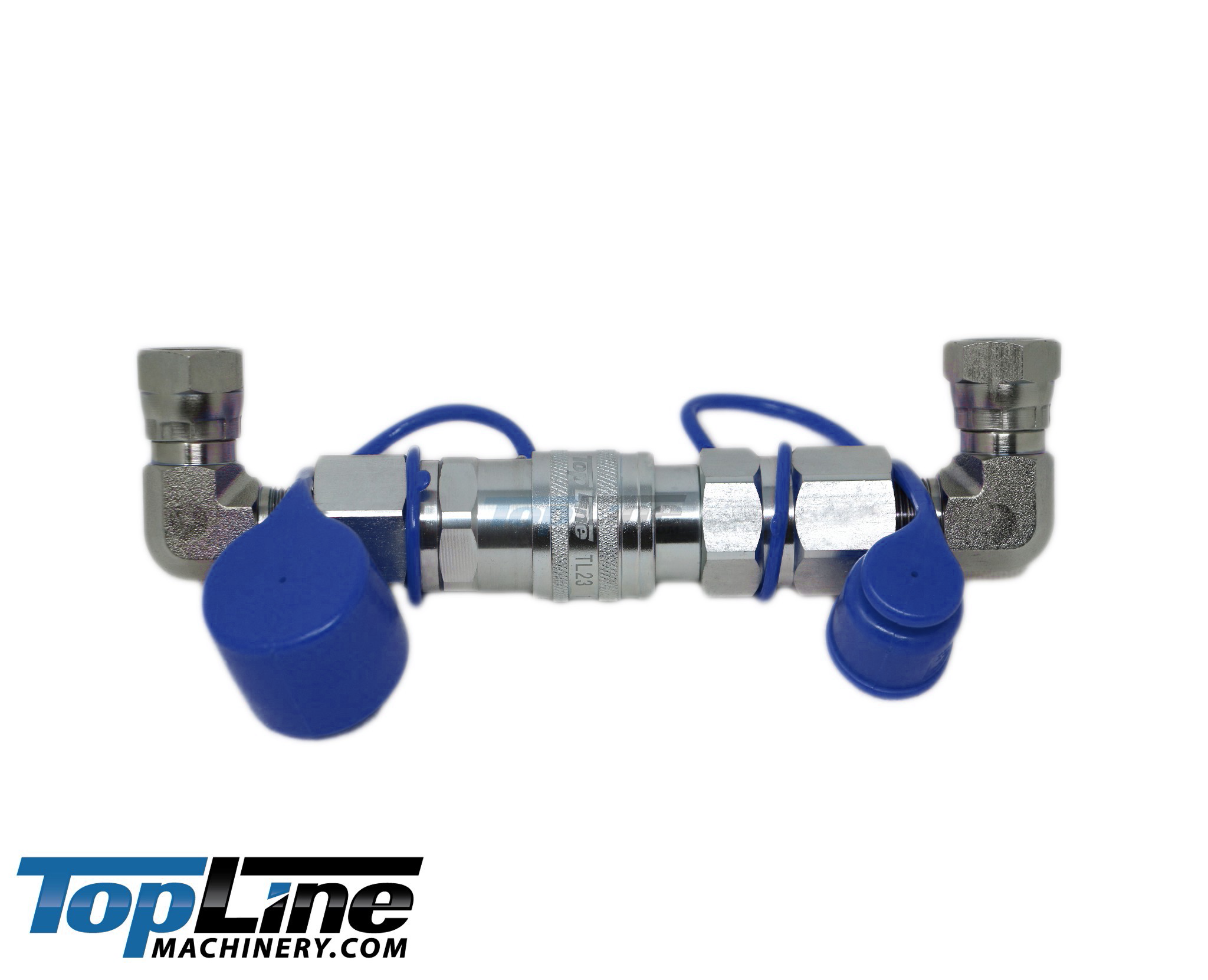 TL23E 1/2 NPT Flat Face Hydraulic Quick Coupler 1/2 body 90 deg. Elbow Bobcat
