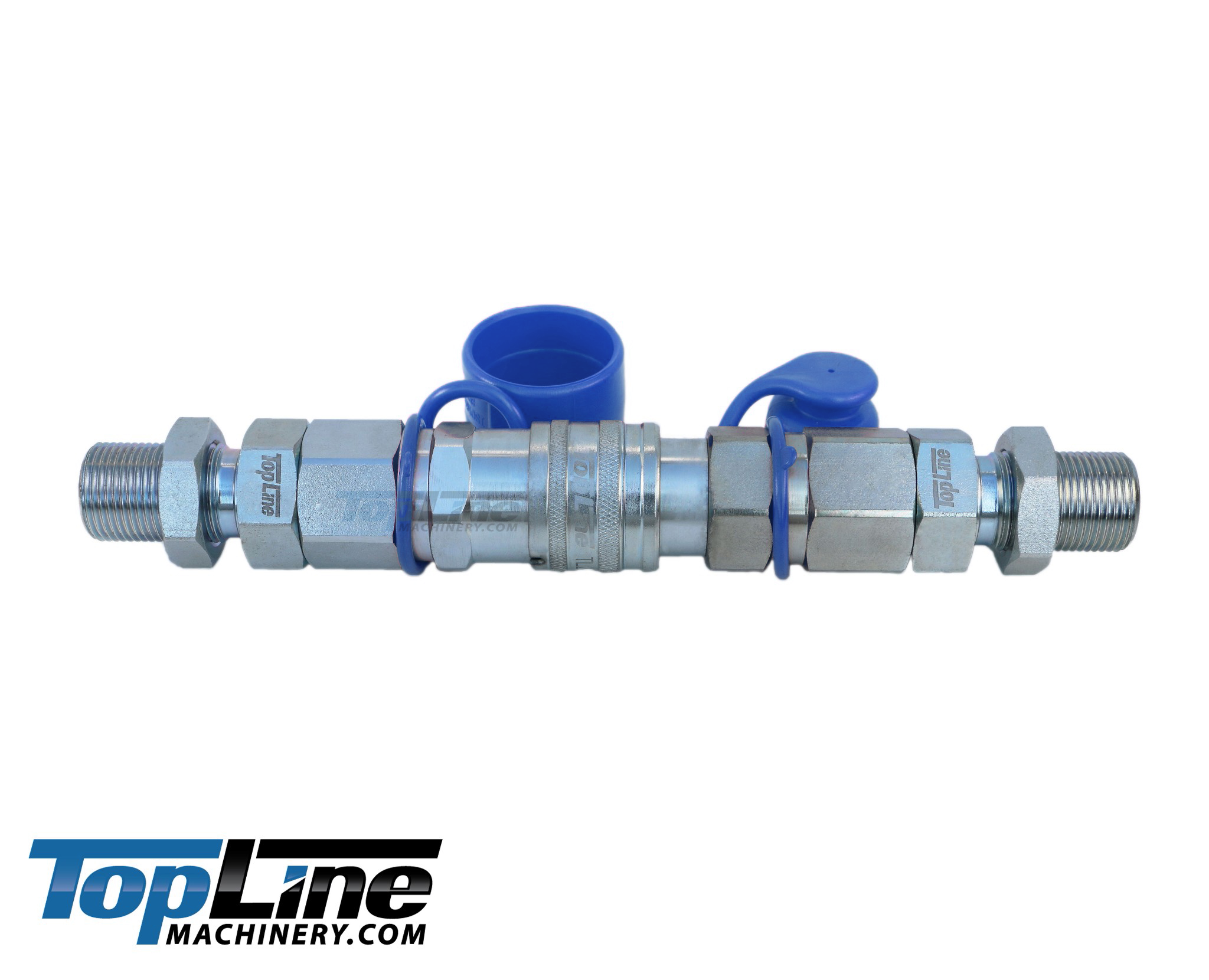 TL104-F 3/4" ORFS Thread Female Flat Face Quick Connect Hydraulic Coupler Bulkhead 1/2" body size for John Deere mini excavator