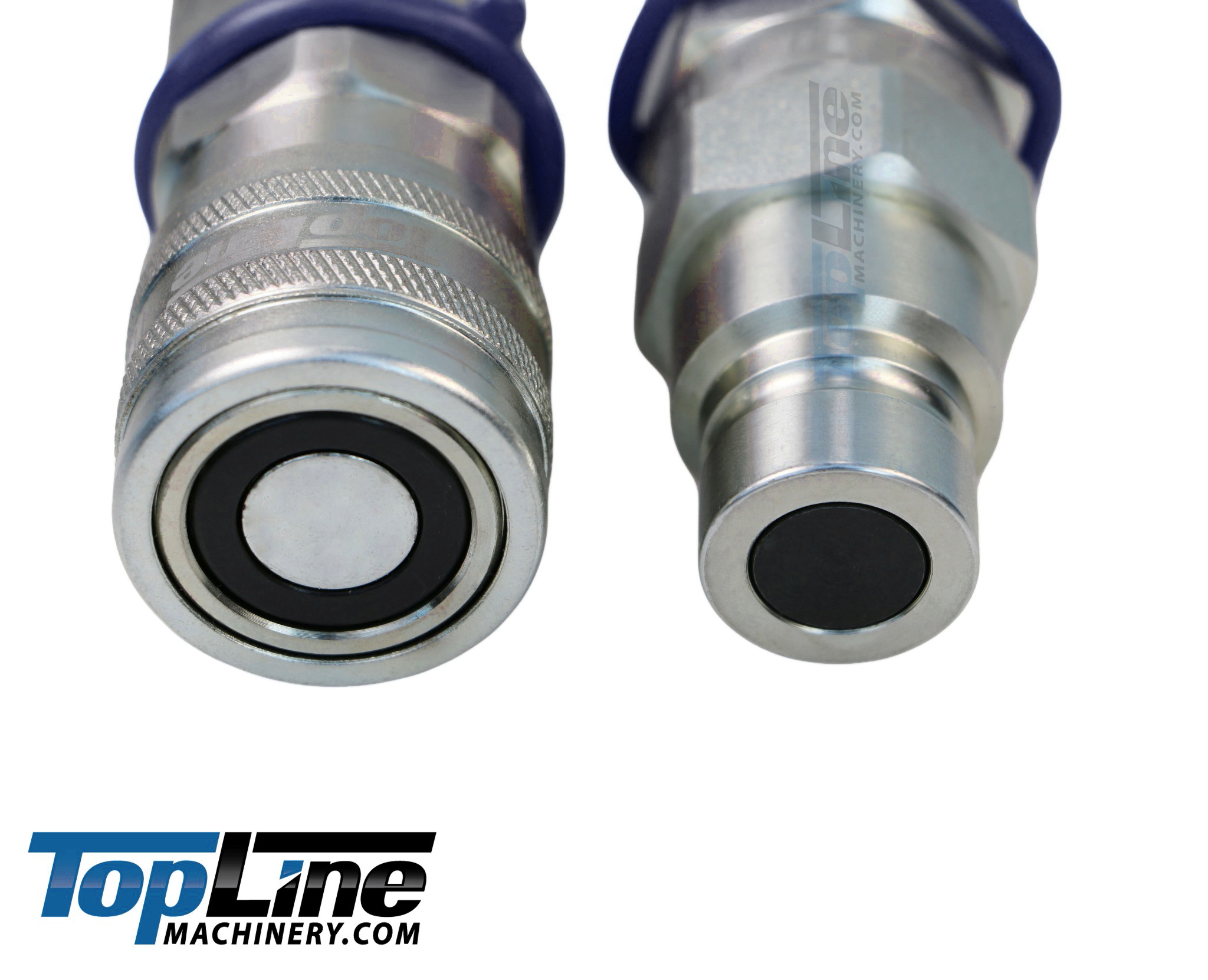 TL29 3/4" NPT Thread Flat Face High Flow Quick Connect Hydraulic Coupler 5/8" body size for Bobcat Skid Steer Loaders