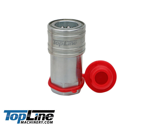 TL32-F 5/8" SAE Thread Female Ag Quick Connect Hydraulic Poppet style Coupler 1/2" body size for Tractor Implements