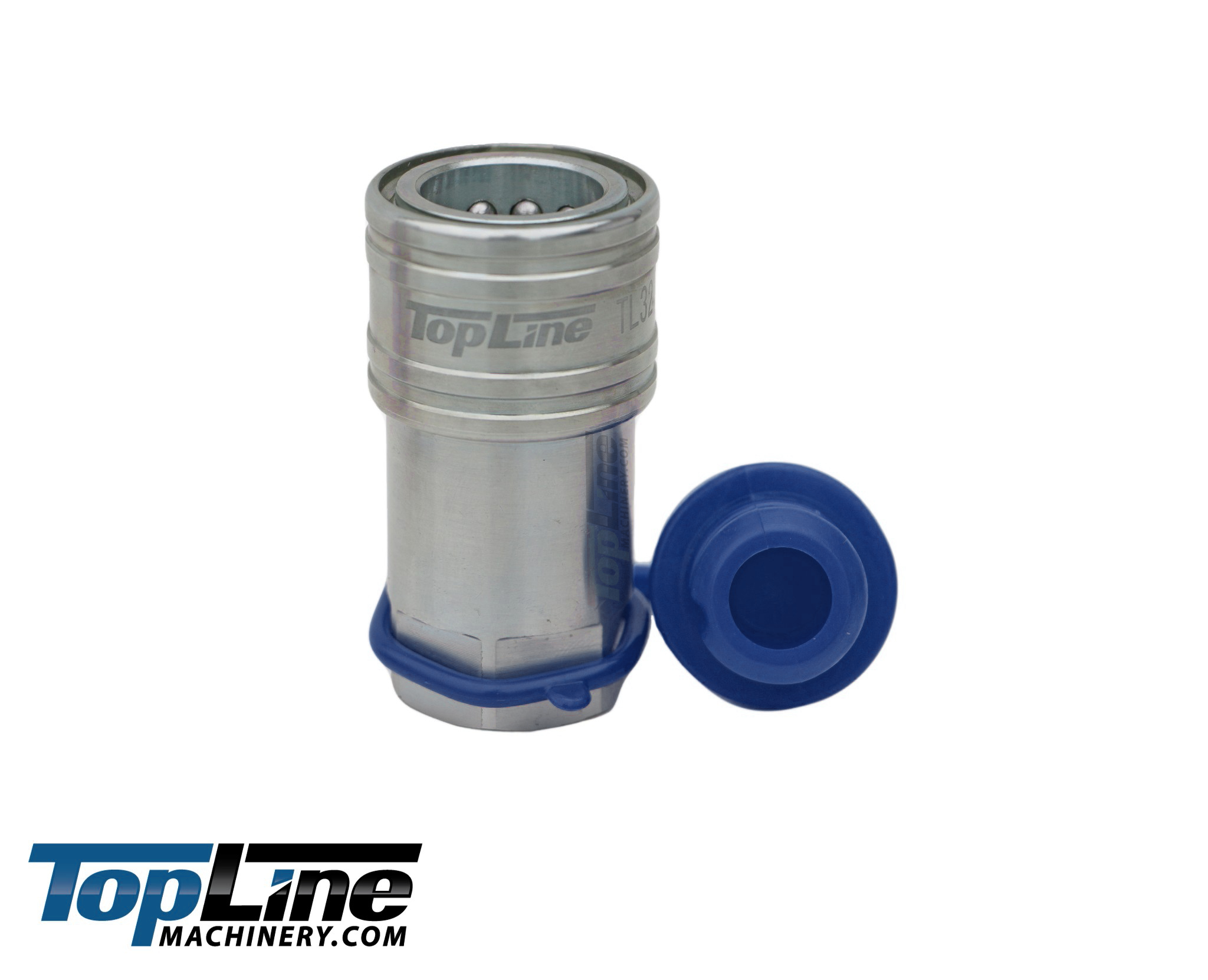 TL37-F 1/2" NPT Thread Female Ag Quick Connect Hydraulic Poppet style Coupler 1/2" body size for Tractor Bobcat Skid Steer Loaders Implements