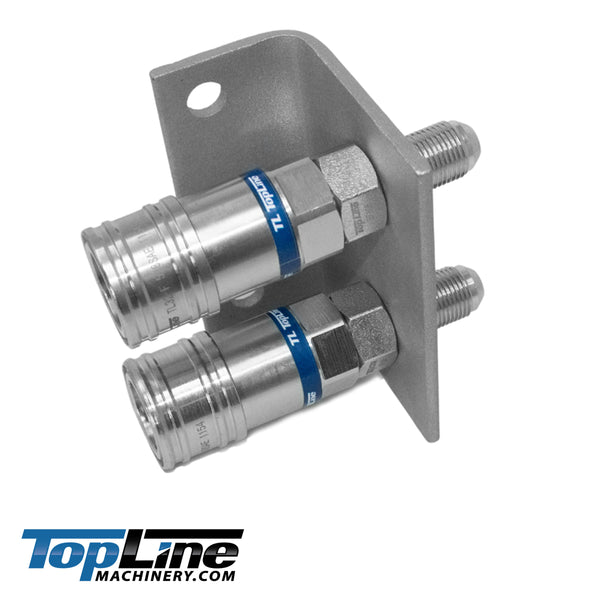 TL32B-2 Hydraulic Quick Coupling 1/2'' JIC with Mounting Bracket Set