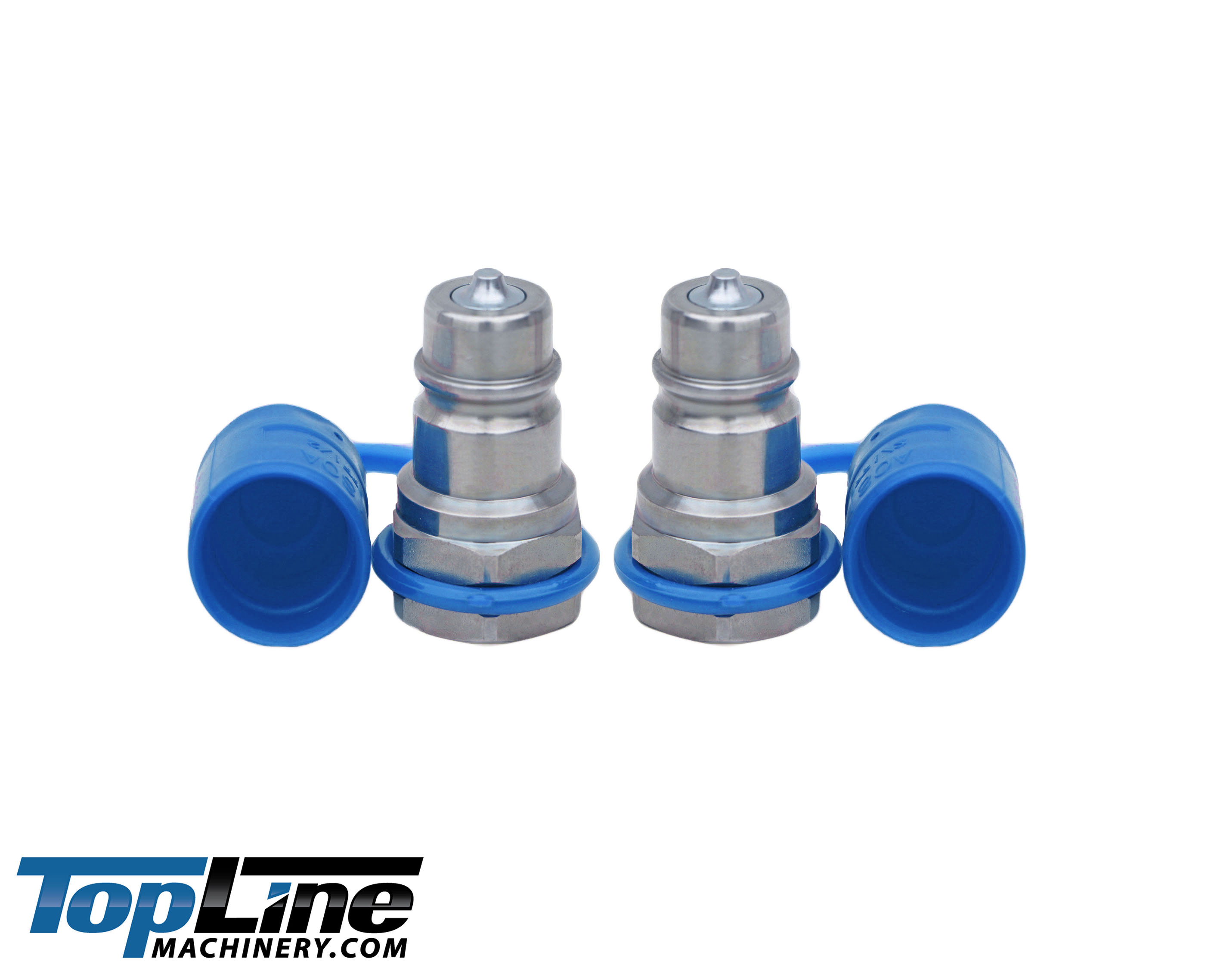 TL32-M 5/8" SAE Ag Style (pk of 2) Hydraulic Quick Coupler with Poppet Valve Tractor