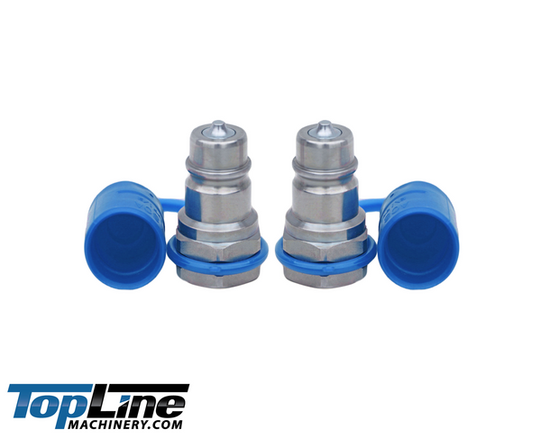 TL32-M 5/8" SAE Ag Style (pk of 2) Hydraulic Quick Coupler with Poppet Valve Tractor