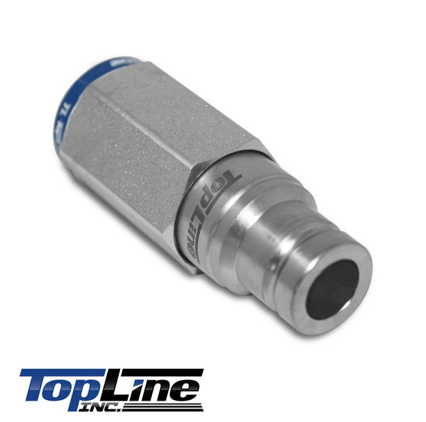 TL41-M 3/8" NPT Thread Flat Face Quick Connect Hydraulic Male Coupler 3/8" body size for Bobcat Skid Steer Loaders