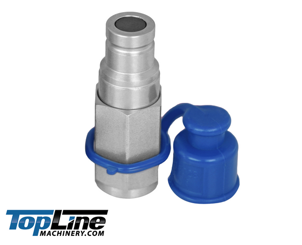 TL45-M 1/2" SAE Thread 3/8" body size Male Flat Face Quick Connect Hydraulic Couplers  for Bobcat Skid Steer Loaders