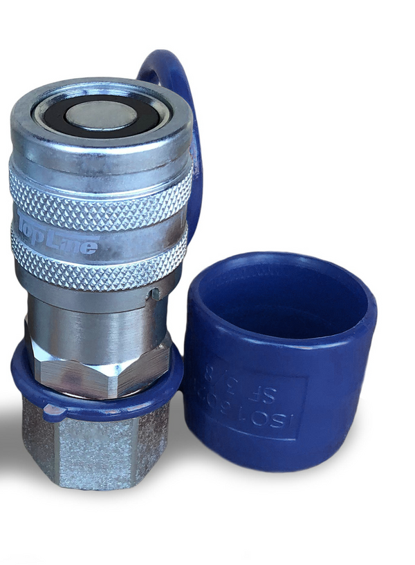1/2" SAE Thread 3/8" body size Flat Face Quick Connect Hydraulic Coupler for Bobcat Skid Steer Loaders TL45-F